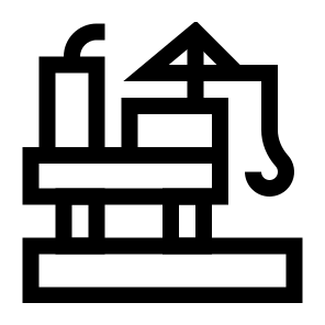 Offshore, Marine, Offshore, Platform, Sea, Extraction, Drilling, Oil, Rig icon