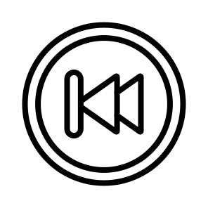 Backward,backwards,button,control,back icon