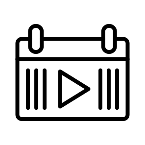 Calendar,entertainment,film,movie,showtime icon