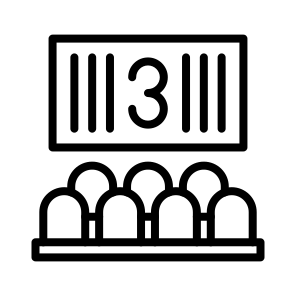 Countdown,count,counting,cinema,entertainment icon