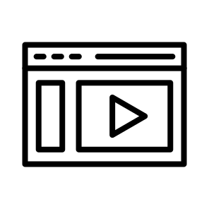 Web Browser,entertainment,cinema,film,music And Multimedia icon