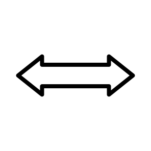 Horizontal,horizontal Arrows,resize Option,arrows,double Arrows icon