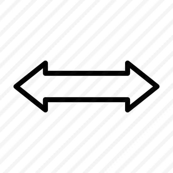 Horizontal,horizontal Arrows,resize Option,arrows,double Arrows preview