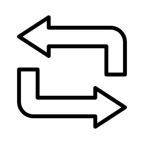Repeat,recap,two Arrows,repeating,arrow icon