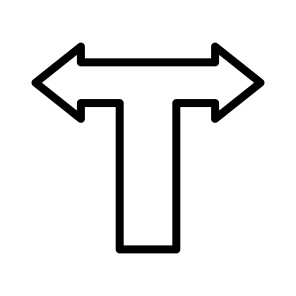 Split,division,signaling,arrows,directions icon