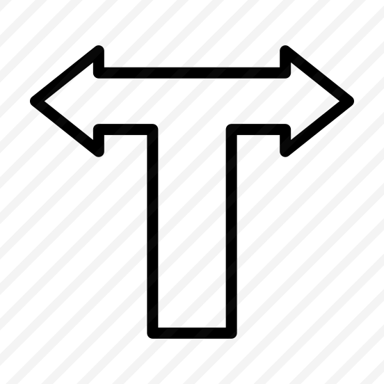 Split,division,signaling,arrows,directions preview