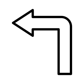 Turn Left,direction,arrows,left,arrow icon