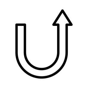 U Turn,route,arrow,direction,arrows icon