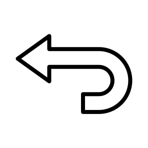 Undo,previous,return,back,arrow icon