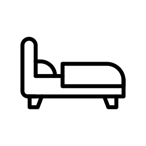 Bed, Sleep, Rest, Furniture, Mattress, Bedroom, Comfort, Relax, Nap icon