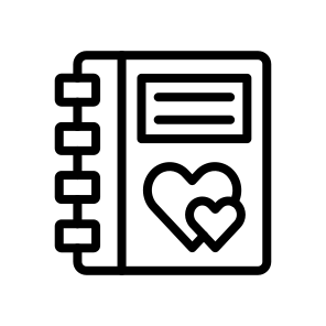 Diary, Journal, Record, Personal, Writing, Thoughts, Notebook, Memories, Entries icon