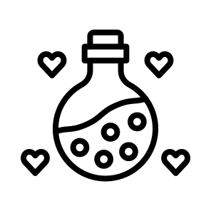 Love Potion, Magic, Elixir, Potion, Concoction, Fantasy, Mystical, Romance, Affection icon