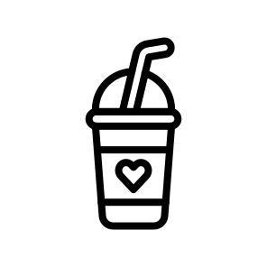 Milkshake, Drink, Beverage, Creamy, Flavor, Sweet, Dessert, Shake, Milk icon