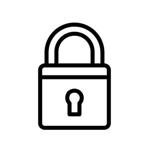 Padlock, Lock, Security, Secure, Fasten, Metal, Latch, Protection, Closed icon
