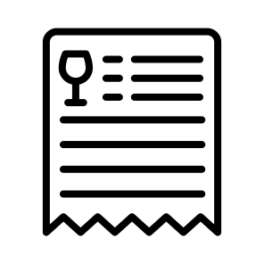 Bill,invoice,food And Restaurant,bar,drink icon