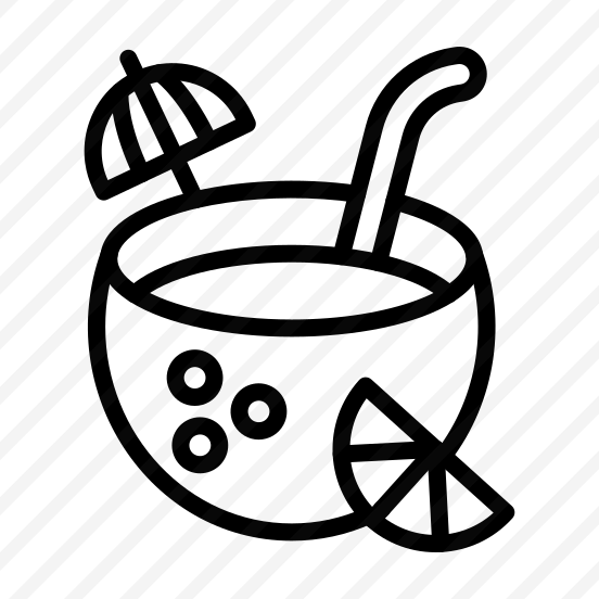 Coconut Water,coconut Drink,food And Restaurant,beverage,straw preview