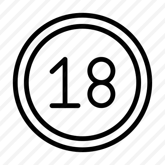 Eighteen, +,number,signaling,age preview
