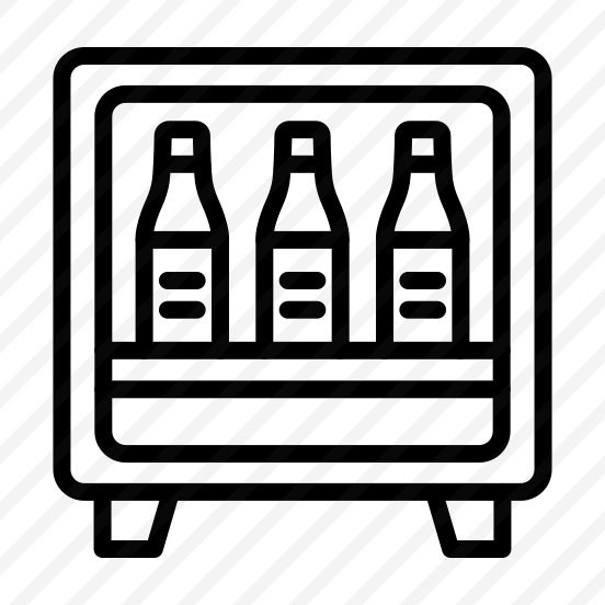 Minibar,fridge,refrigerator,wine Bottles,alcoholic Drinks preview