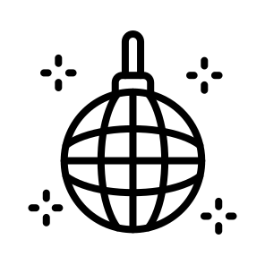 Mirror Ball,disco,club,ball,party icon