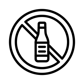 No Alcohol,no Drink,prohibition,forbidden,rehabilitation icon