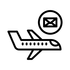Air Mail, Postal, Aviation, Delivery, Service, Transport icon