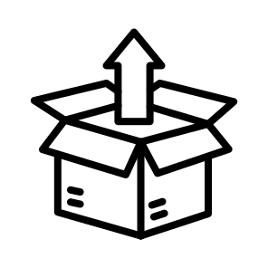 Box Opened, Package, Container, Opened, Storage, Shipping icon