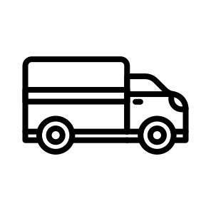 Delivery Van, Vehicle, Transport, Mail, Shipping, Cargo icon