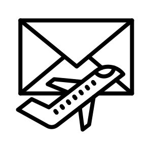 Mail Plane, Aircraft, Postal, Delivery, Air Mail, Transport icon
