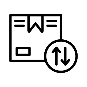 Package Sorting, Sort, Arrange, Organize, Shipping, Categorize icon