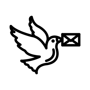 Pigeon Post, Carrier, Bird, Message, Communication, Homing icon