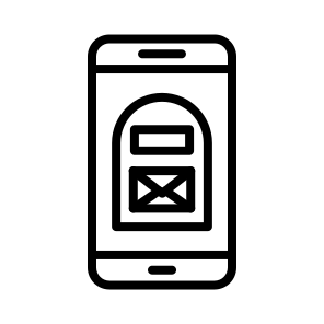 Post Office App, Mobile, Application, Postal, Service, App icon