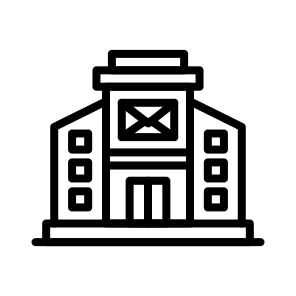 Post Office Building, Postal, Facility, Architecture, Government, Structure icon