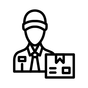 Post Office Customer Service, Assistance, Help, Support, Postal, Clerk icon