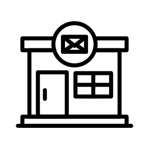 Post Office, Postal, Mail, Service, Facility, Office icon