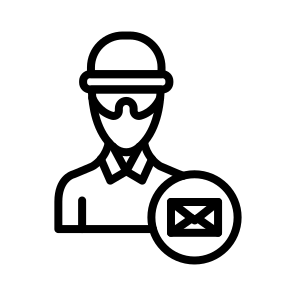 Post Rider, Delivery, Mail, Rider, Postal, Transport icon