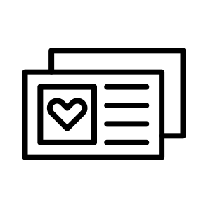 Postcard, Greeting, Correspondence, Message, Travel, Souvenir icon