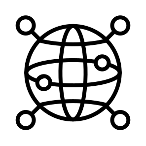 Digitalization,networking,network,globe,seo And Web icon