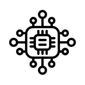 Microprocessor,processor,computer Hardware,computer Chip,technology icon