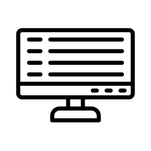 Monitor,computer,desktop,screen,electronics icon