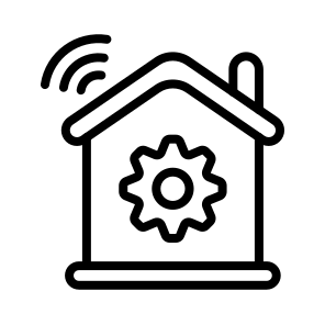 Smart Home,smart House,technology,gear,internet Of Things icon
