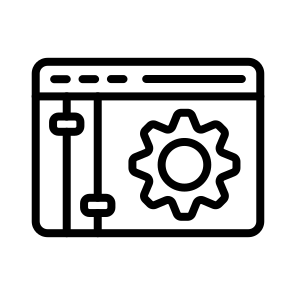 Technical Support,support,web Settings,browser,gear icon
