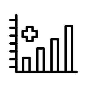 Chart,healthcare And Medical,bar Chart,analytics,stats icon