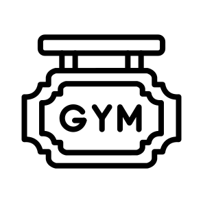 Gym Board,gym,signage,hanging,signaling icon