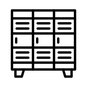 Locker,lockers,closet,wardrobe,sports icon