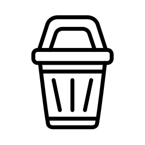 Bin,trash Can,garbage,container,waste icon