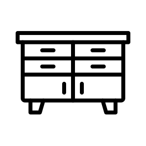 Sideboard,furniture And Household,interior,home Furniture,cupboard icon