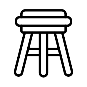 Stool,bar Stool,furniture,furniture And Household,antique icon