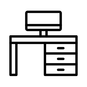 Workspace,furniture And Household,desk,table,furniture icon