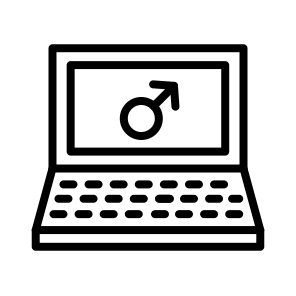 Male,gender,man,laptop,medical icon