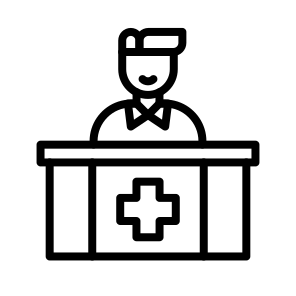 Reception,professions And Jobs,avatar,user,hospital icon